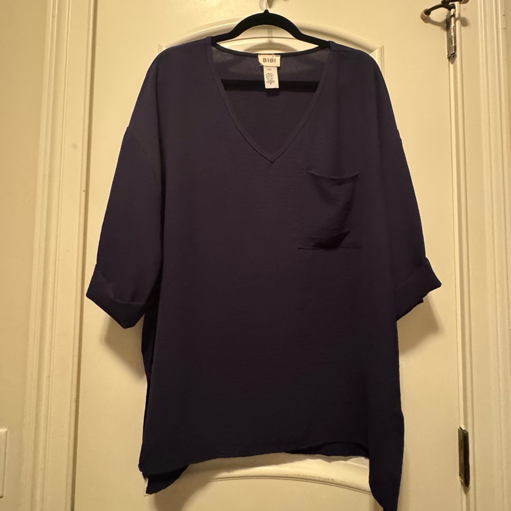 Navy Blue Air Flow Top from Bibi